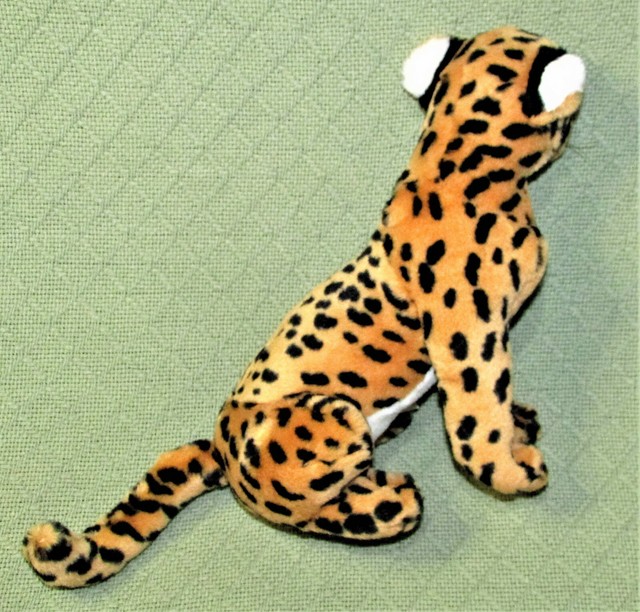 12" BUNJY TOYS Leopard SOUTH AFRICAN Realistic Plush Stuffed Animal NEW