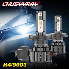 LED Headlight Kit H4 HB2 9003 6000K Hi/Low Bulbs for HONDA CIVIC 1992-2002 2003