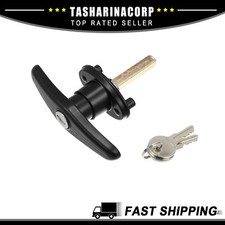 Universal Piece Of 1 Truck Cap Locking T-handle With 2 Keys For Pickup Camper