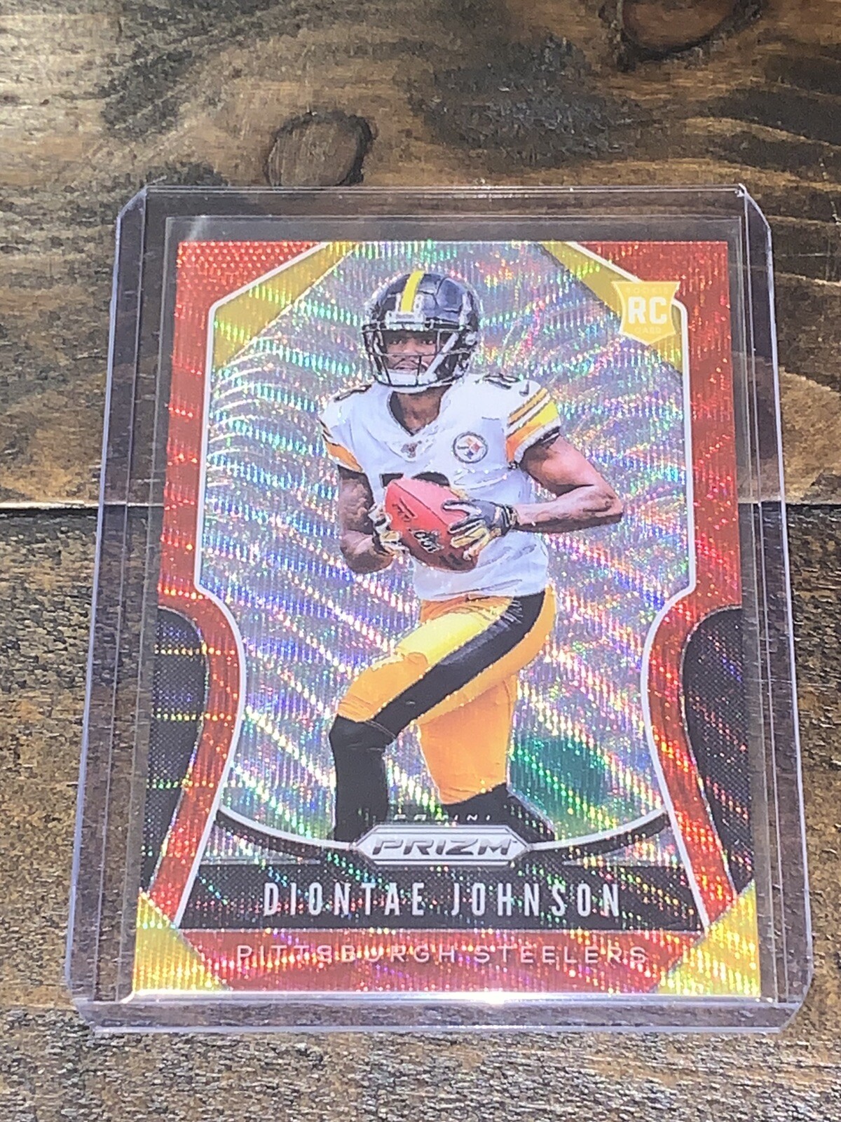 2019 Panini Prizm Red Wave Diontae Johnson 352 Rc #37/149 Pittsburgh Steelers