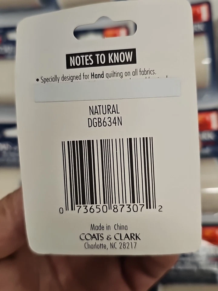 Gran Lote 121 piezas Hilo para Acolchar a Mano de Coats & Clark DGB634N. (E) Foto 4 de 4
