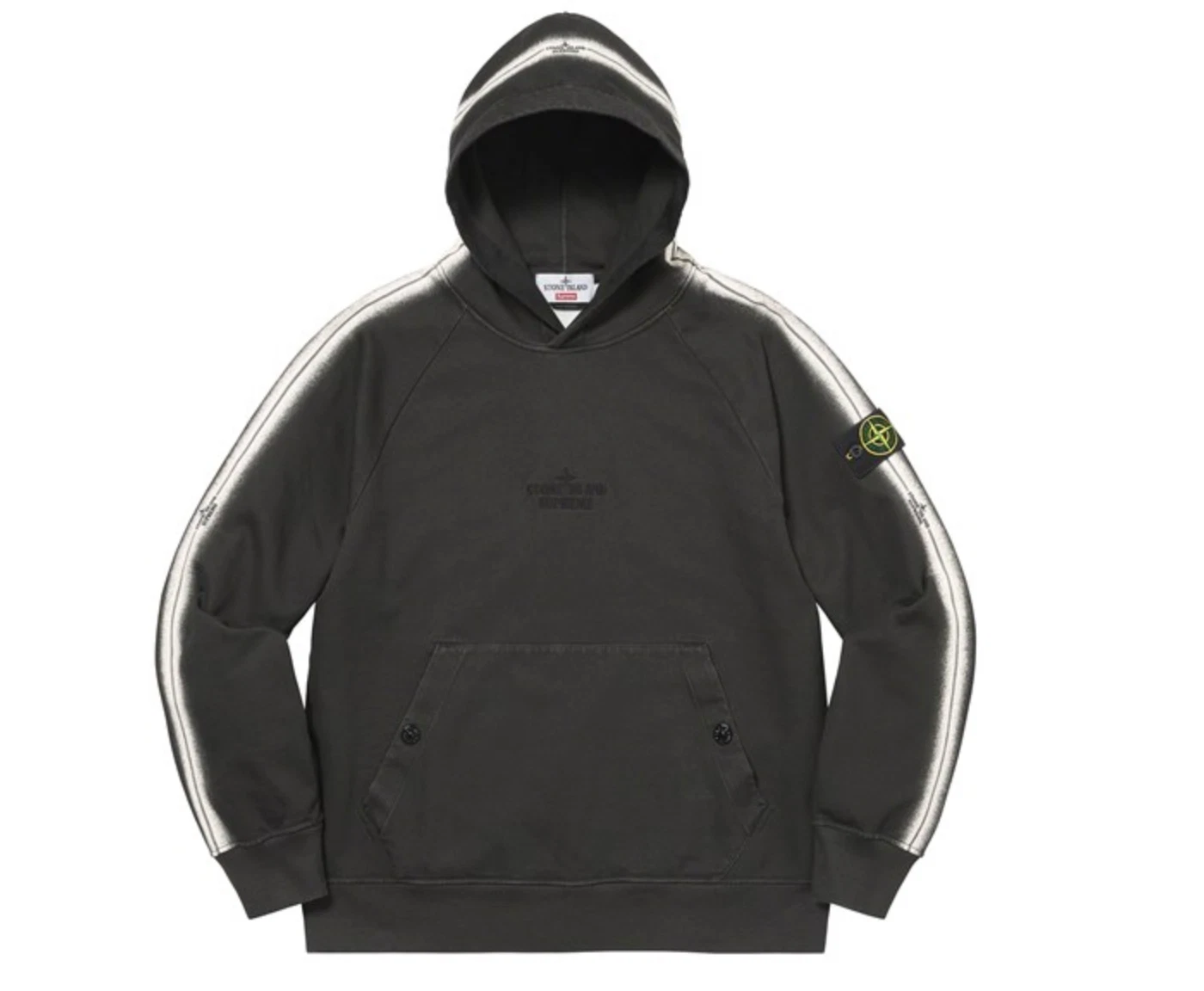 Sweat shirt Stone Island x Supreme 601S2 PRESSA taille L