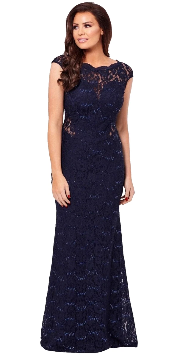 jessica wright blue lace dress Jaase Stephanie Adeline Dress