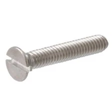 M5 X 20 mm SLOTTED FLAT HEAD ZINC MACHINE SCREW (QTY 24) 5mm x 20mm MADE IN USA