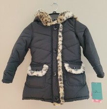 KC Collections Toddler Faux Fur Winter Jacket Size 4T NEW