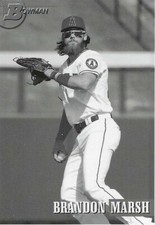2021 Bowman Heritage Brandon Marsh - #181 - Black & White - Angels