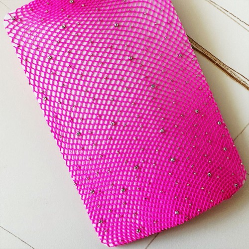 Women Elastic Shiny Crystal Rhinestone Fishnet Stockings Mesh Tights Pantyhose - Picture 20 of 20