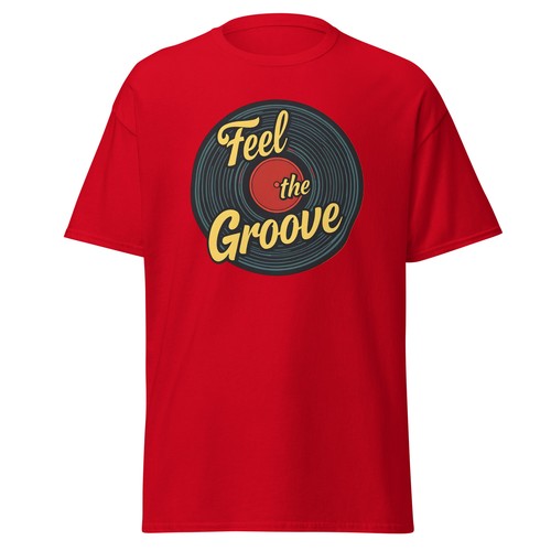 Feel the Groove Unisex Classic Tee - Picture 2 of 13