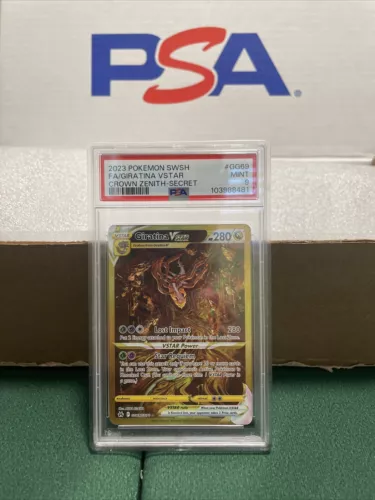 Giratina VSTAR (Secret) GG69/GG70 Crown Zenith: Galarian Gallery, PSA 9 Mint