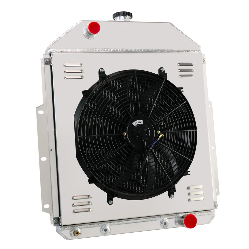 4 Rows Radiator Shroud fan Relay fit 1942-1952 1951 Ford F Series Pickup 3.7L - Изображение 3 из 4