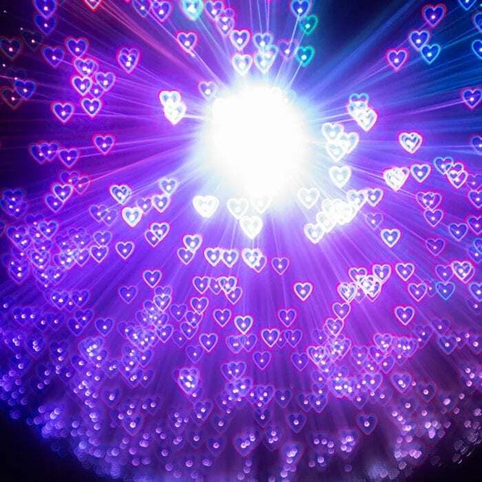 GloFX 心形效果衍射眼镜 – 透明 — 第 2/4 张图片