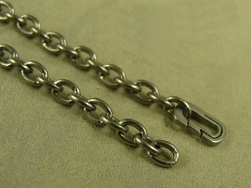 Pure Titanium 3.5mm Wide O Shaped Chain Anti-allergy Necklace Length 27.5" H265