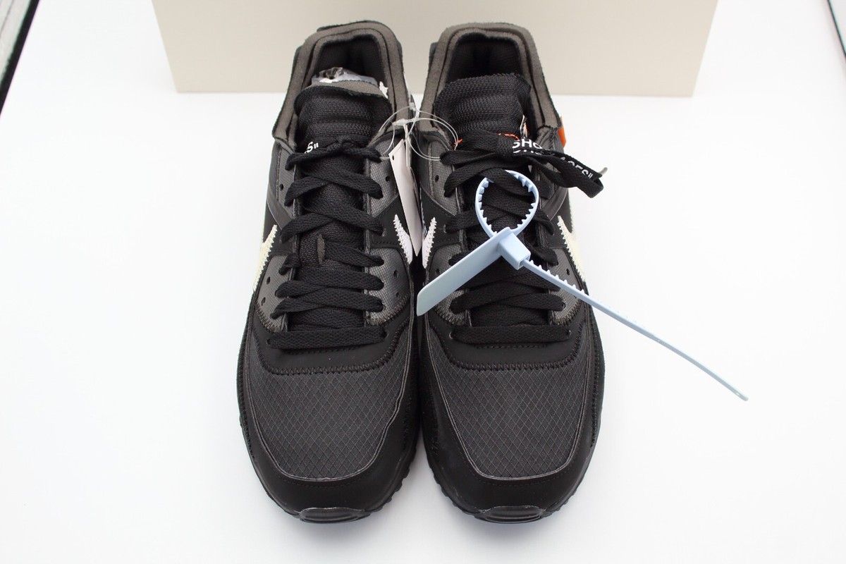 OFF-WHITE × NIKE AIR MAX 90 \"BLACK/CORN\" OFF-WHITE × NIKE AIR MAX 90 BLACK / CORN AA7293-001 Men's