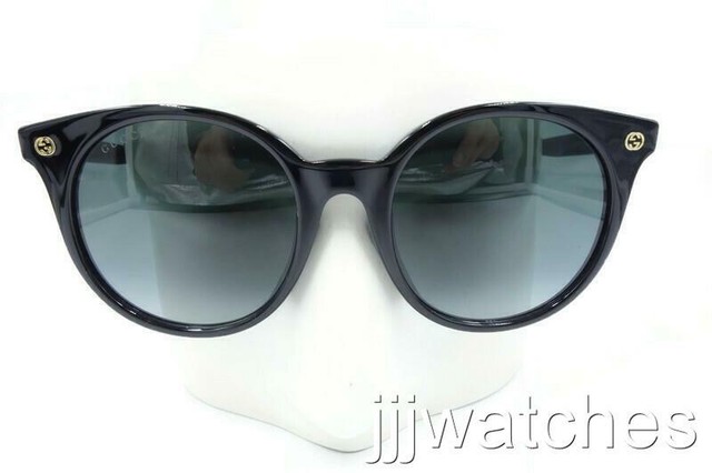 Gucci Gg0091s 001 Black Women's Round 
