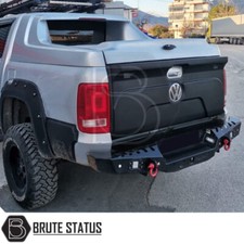Volkswagen Amarok 2010-2022 Tailgate Cladding Protector Cover VW Matt Black