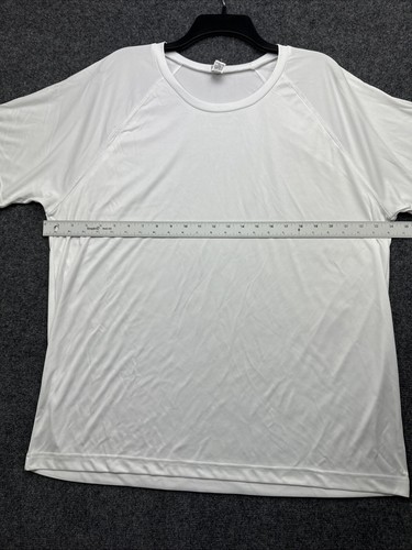 ALO Mens White Training Performance Short Sleeve Shirt Size XL Stretch - Picture 4 of 6
