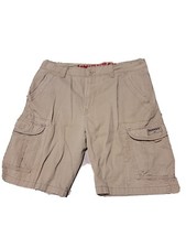 Unionbay Vintage Mens Khaki Cargo Shorts Size 36