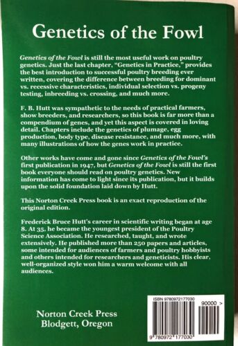 Genetics of the Fowl : The Classic Guide to Poultry Breeding and Chicken... - Picture 2 of 2