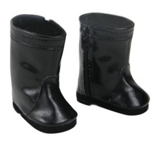Boots, Tall, High Top Riding Boots    "Black", Designed for 18" Girl Dolls
