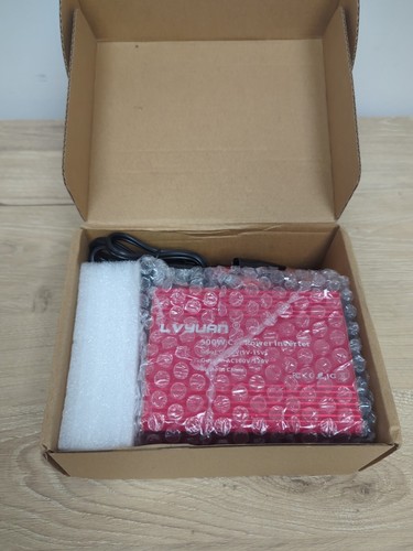 Auto 500W Wechselrichter Konverter 12V auf 110V 2USB 2AC Laden Telefon Laptop Rot - Bild 1 von 4