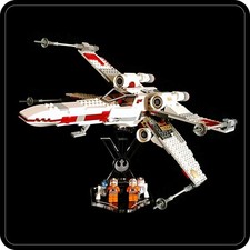 Espositore angolare + slot per Lego 9493 X-Wing Starfighter (A1008)
