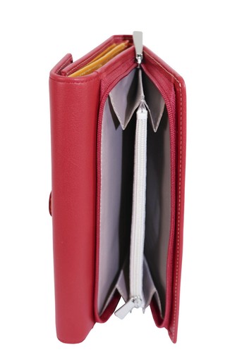 Grand compagnon de voyage porte chéquier femme en cuir réf ZE3115 (4 coul.disp.) - Imagen 5 de 29