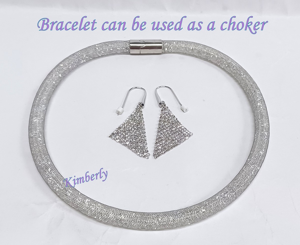 Swarovski Stardust Deluxe Set Braelete+Fit Earrings Clear Swarovski Stardust Deluxe Set Braelete+Fit Earrings Clear