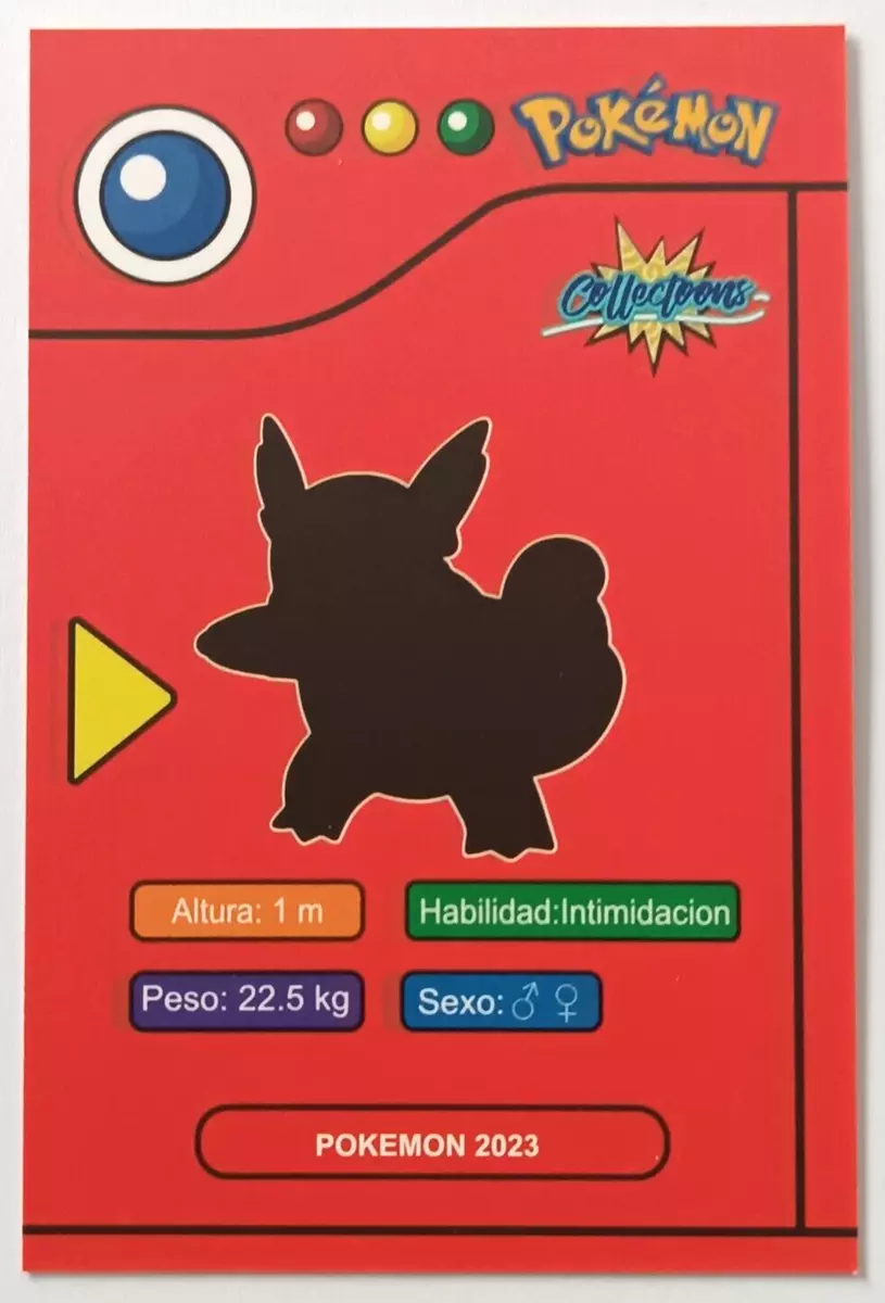 CARD POKEMON POKEDEX EC VOL. II #157 TYPHLOSION 2023 Johto PERU South  America