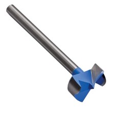 NEW! Rockler 35 mm Diameter x 4'' Long Shank Carbon Steel Forstner Bit #10104