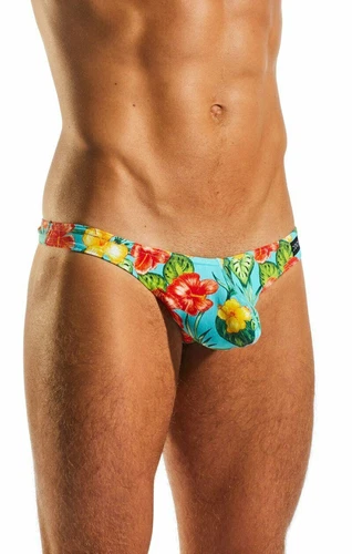 SMALL Cocksox Swimwear Thong Swim Tangas Hibiscus Cruise CX22PR 22