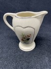 Floral Platinum Band Porcelain Dairy Creamer Pitcher 5 Inch. — photo 3