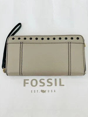 Fossil Jori RFID Zip Clutch Taupe - Bild 1 von 4