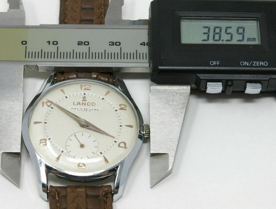 Orologio Lanco 352 caliber 1305 mechanic watch 60's clock vintage montre  reloy | eBay