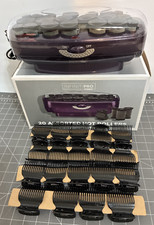 INFINITIPRO By Conair Instant Heat Ceramic Flocked Rollers, Multi-Size, 20 Count