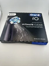 Oral-B iO Series “Ultimate Clean” 6 Replacement Brush Heads (White/ Black)