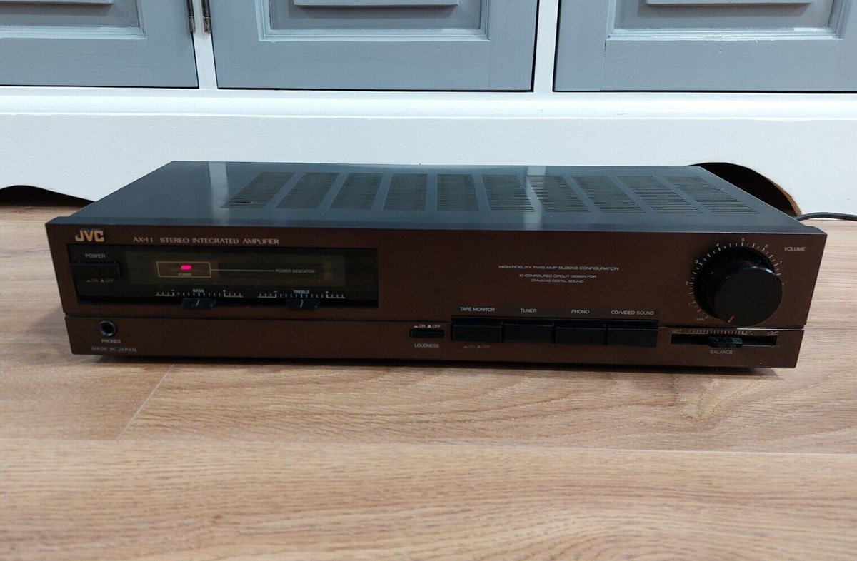 JVC AX-11BK Stereo Integrated Amplifier - 40 W/Ch | eBay
