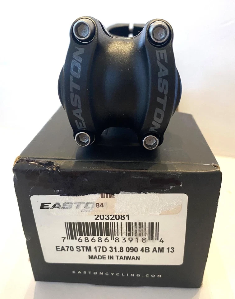 Easton EA70 bicycle STEM 90mm 28.6 steerer x 31.8 handlebar +/-17° - Image 3 of 4