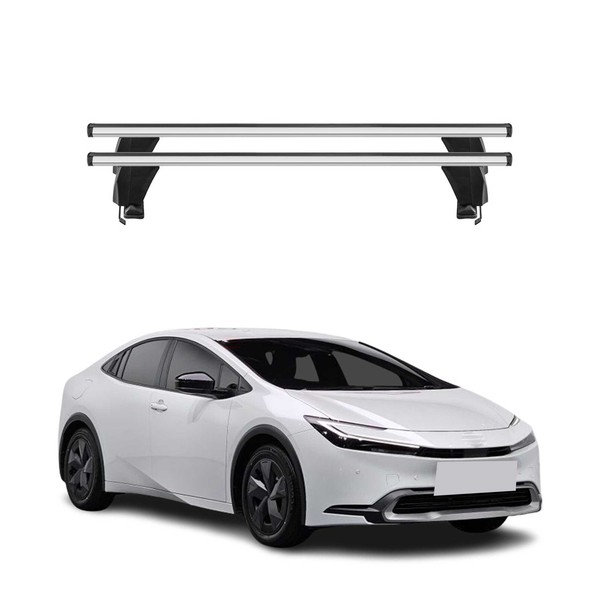 Menabo DachträGer GrundträGer FüR Toyota Prius V 2022-2026 Alu Grau 2Tlg-image