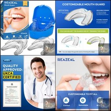 Mouth Guard for Grinding Teeth at Night: Moldable Dental Guard for Sleeping