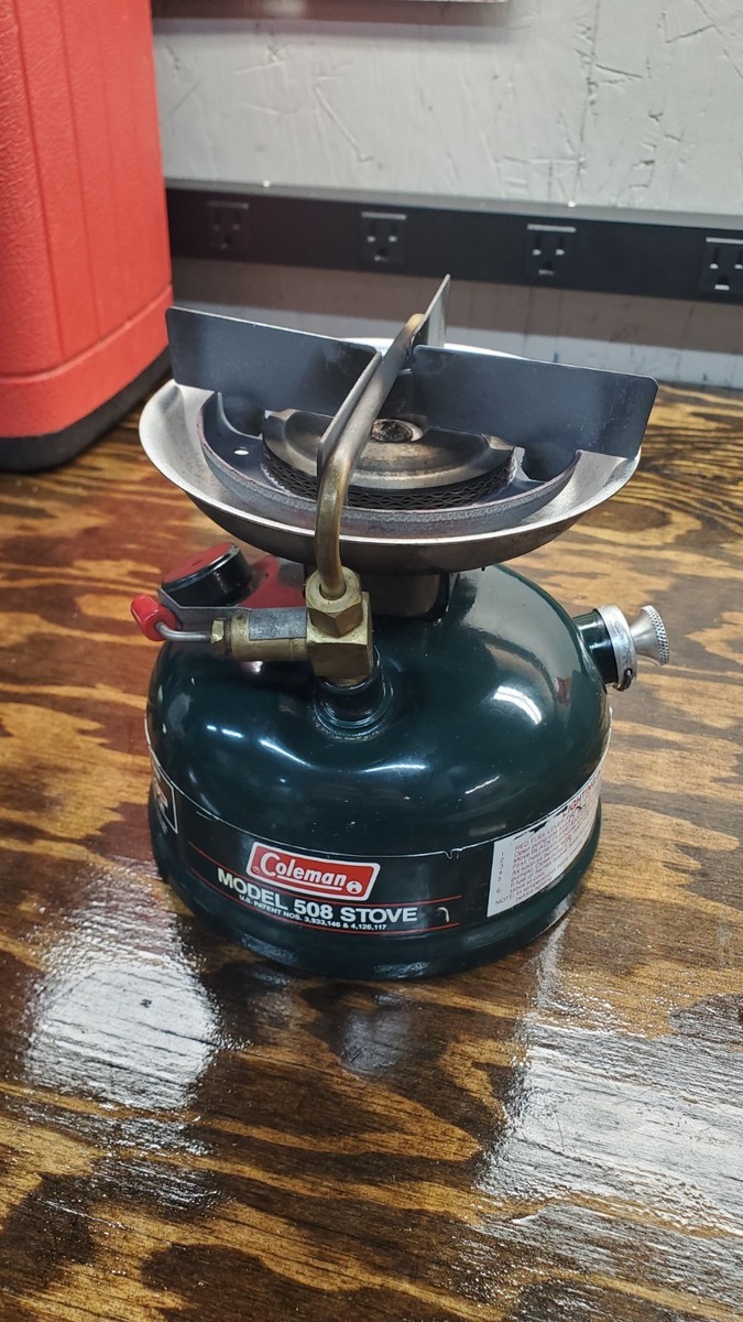 1991 Coleman Single Burner Stove Model 508A With Case for sale