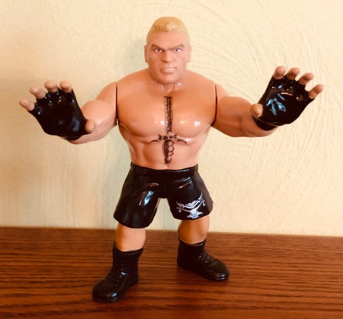 BROCK LESNAR awesome RETRO wwf hasbro style WWE wr...