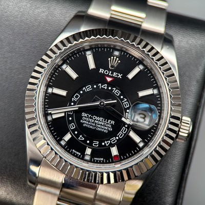 Rolex Sky-Dweller 326934 Black Dial Stainless Steel Automatic 42mm Watch - 2018