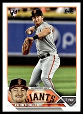 2023 Topps Ford Proctor Rookie San Francisco Giants #472