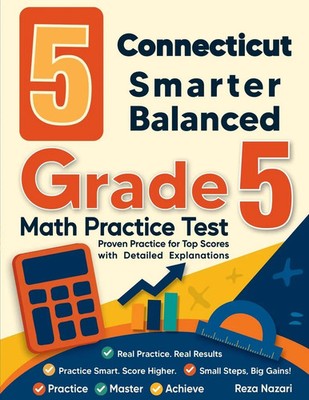 5 Connecticut Smarter Balanced Grade 5 Math Practice Tests Nazari Taschenbuch