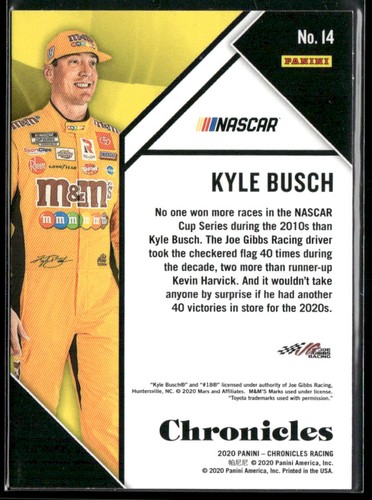 2020 Panini Chronicles #14 Kyle Busch - Bild 2 von 2