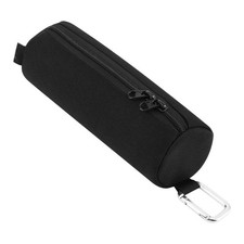 Tennis training ball storage bag made of robust 600D nylon with metal carabiner