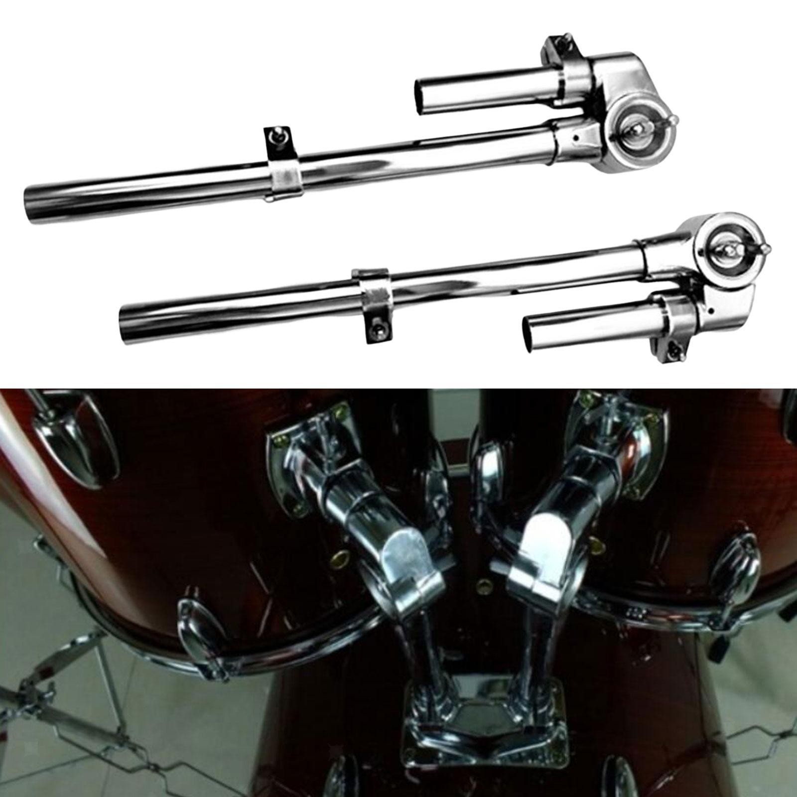 2Pcs Metal Drum Holder Durable Lightweight Drummer Musical Performance for Tom