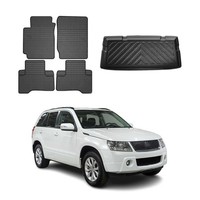 FußMatten & Kofferraumwanne Set FüR Suzuki Grand Vitara 2005-2015 3TüR Gummi 5X