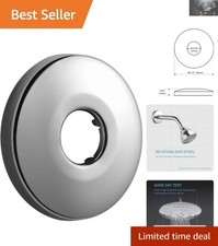 Stainless Steel Shower Arm Flange 2.5-Inch - Hassle-Free Installation Shine