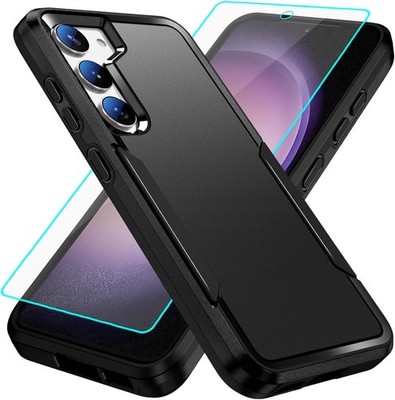 Galaxy S23 Case with Screen Protection: Heavy Duty Shockproof and Scratch Proof